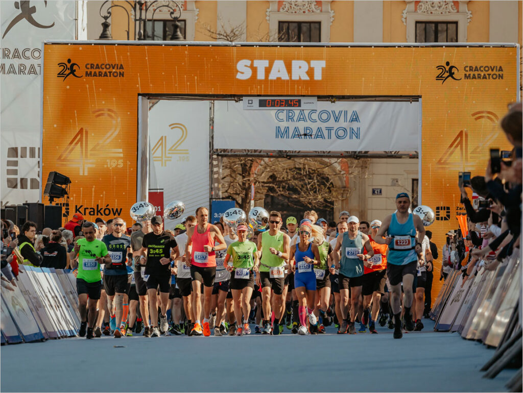 Start Maratonu Krakowskiego 2023